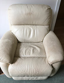 Can you clean your leather sofa with a baby wipe 