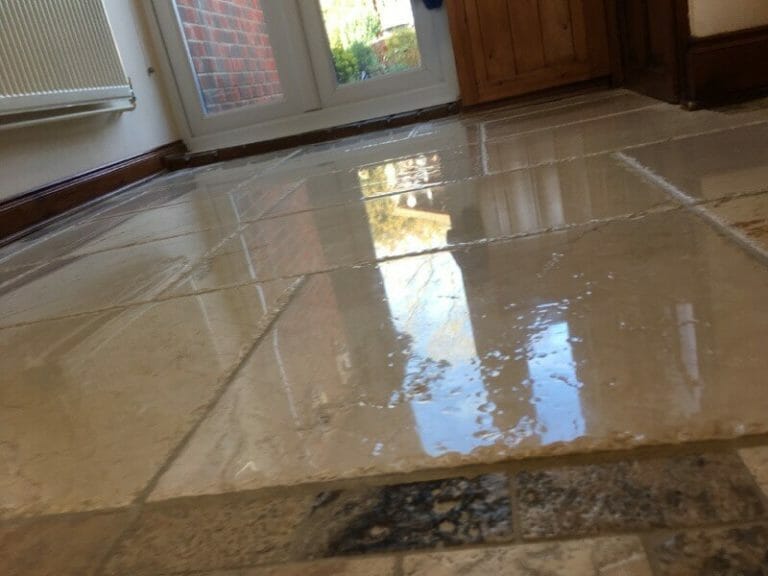 Stone & tile cleaning
