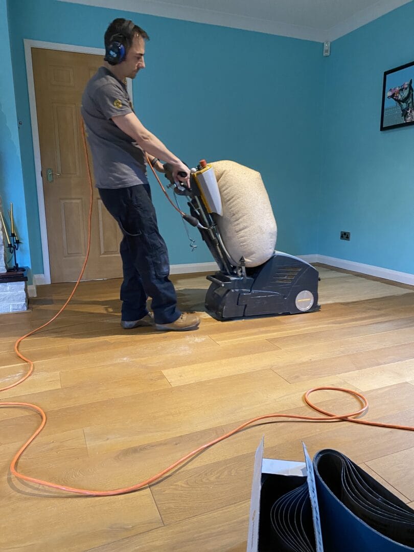 Wood floor restoration sanding cambridge Huntington Ely Royston